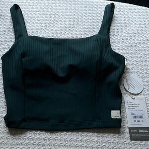 Vuori Inversion Rib Support Tank color Moss size XS